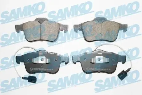 Гальмівні колодки, дискове гальмо (набір) SAMKO 5SP1612
