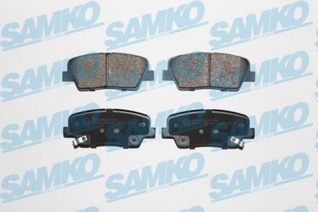 Тормозные колодки, дисковый тормоз.) SAMKO 5SP1625 (фото 1)