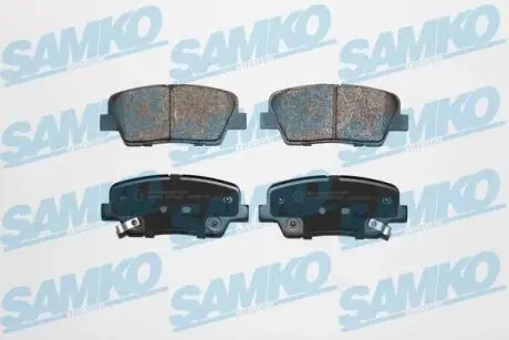 Гальмівні колодки, дискове гальмо (набір) SAMKO 5SP1625