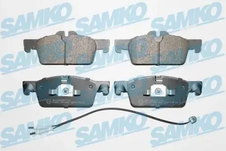 Тормозные колодки, дисковый тормоз.) SAMKO 5SP1626A
