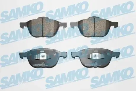 Гальмівні колодки, дискове гальмо (набір) SAMKO 5SP1627