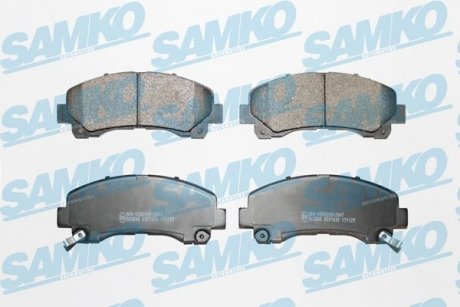 Гальмівні колодки, дискове гальмо (набір) SAMKO 5SP1630