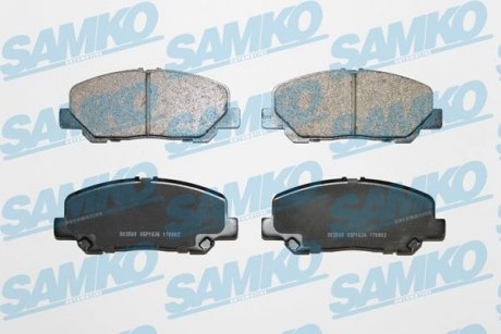 Тормозные колодки, дисковый тормоз.) SAMKO 5SP1636 (фото 1)
