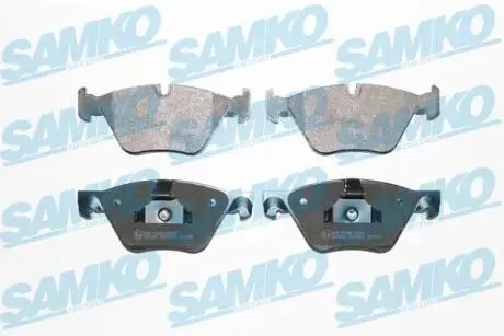 Гальмівні колодки, дискове гальмо (набір) SAMKO 5SP1641