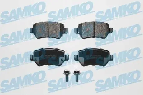 Гальмівні колодки, дискове гальмо (набір) SAMKO 5SP1650