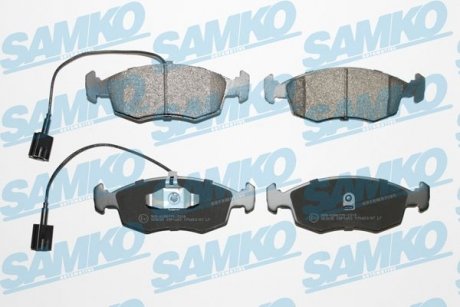 Тормозные колодки, дисковый тормоз.) SAMKO 5SP1653 (фото 1)