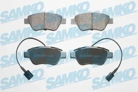 Гальмівні колодки, дискове гальмо (набір) SAMKO 5SP1656