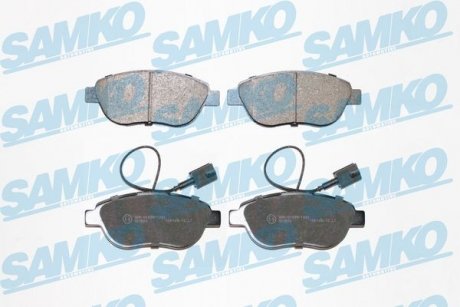 Тормозные колодки, дисковый тормоз.) SAMKO 5SP1657 (фото 1)