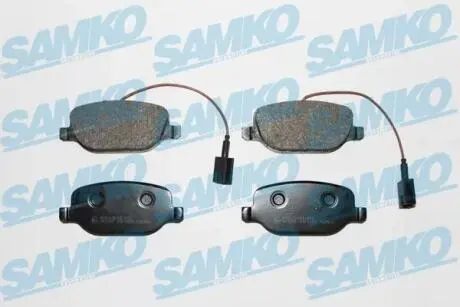 Гальмівні колодки, дискове гальмо (набір) SAMKO 5SP1659
