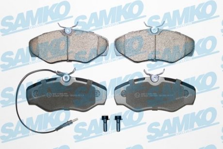 Тормозные колодки, дисковый тормоз.) SAMKO 5SP1660 (фото 1)