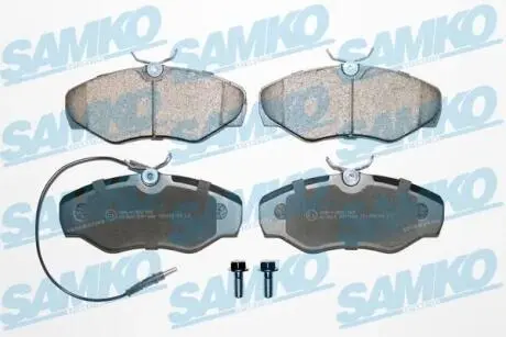 Гальмівні колодки, дискове гальмо (набір) SAMKO 5SP1660