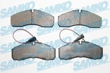 Гальмівні колодки, дискове гальмо (набір) SAMKO 5SP1664