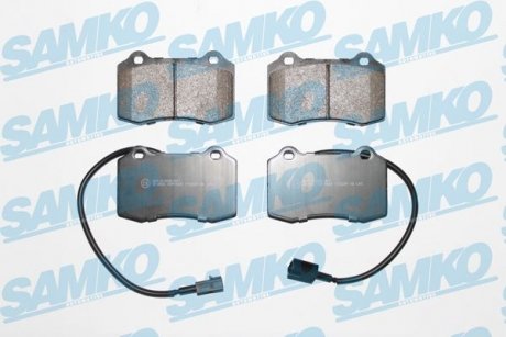 Тормозные колодки, дисковый тормоз.) SAMKO 5SP1665 (фото 1)