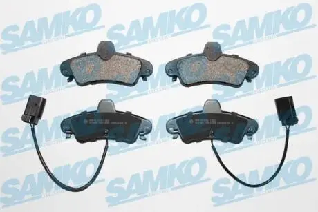 Гальмівні колодки, дискове гальмо (набір) SAMKO 5SP1668