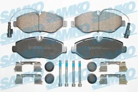 Гальмівні колодки, дискове гальмо (набір) SAMKO 5SP1669