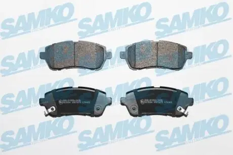Гальмівні колодки, дискове гальмо (набір) SAMKO 5SP1673