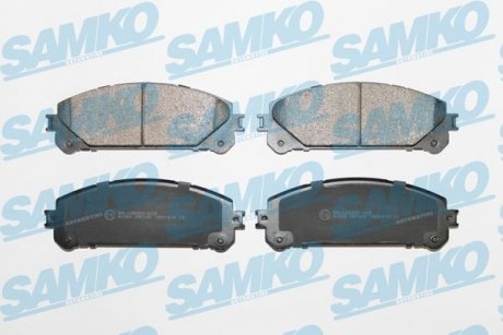 Тормозные колодки, дисковый тормоз.) SAMKO 5SP1691 (фото 1)