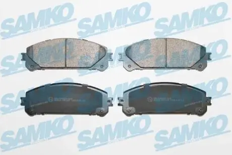 Гальмівні колодки, дискове гальмо (набір) SAMKO 5SP1691