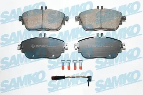 Тормозные колодки A W176 12- SAMKO 5SP1781A