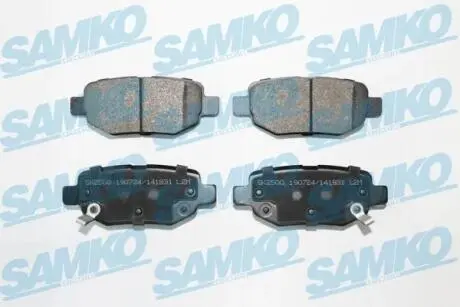 Колодки гальмівні задні Chery Tiggo, Lifan X60 (LPR-) SAMKO 5SP1831