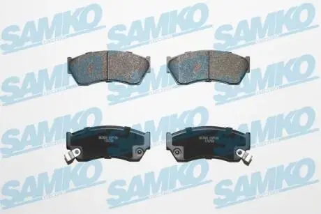 Тормозные колодки, дисковый тормоз.) SAMKO 5SP186