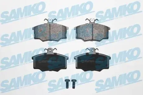 Гальмівні колодки, дискове гальмо (набір) SAMKO 5SP187