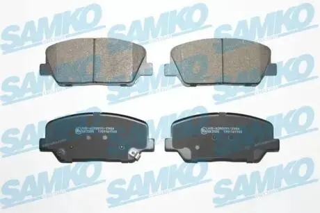 Колодки гальмівні i30 CEED 16 SAMKO 5SP1960