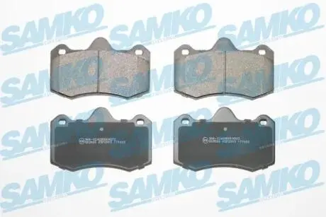 Тормозные колодки IBIZA V SAMKO 5SP2009