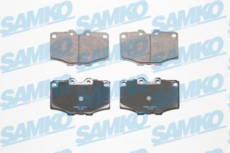 Тормозные колодки, дисковый тормоз.) SAMKO 5SP202 (фото 1)