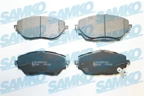 Комплект гальмівних колодок SAMKO 5SP2068