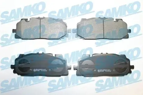 Комплект гальмівних колодок SAMKO 5SP2102
