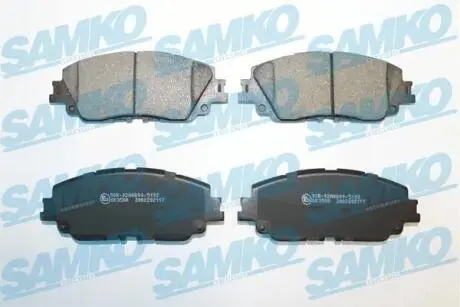 Комплект тормозных колодок SAMKO 5SP2117