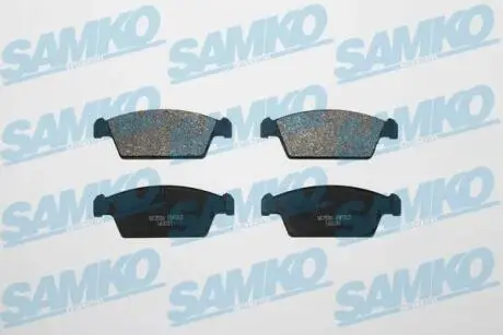Гальмівні колодки, дискове гальмо (набір) SAMKO 5SP213