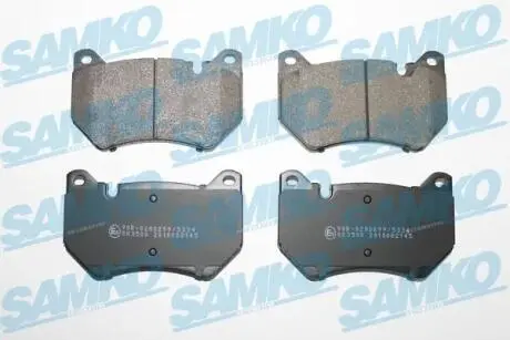 Тормозные колодки (передние) Audi Q5 17- (Brembo) Q+ SAMKO 5SP2145