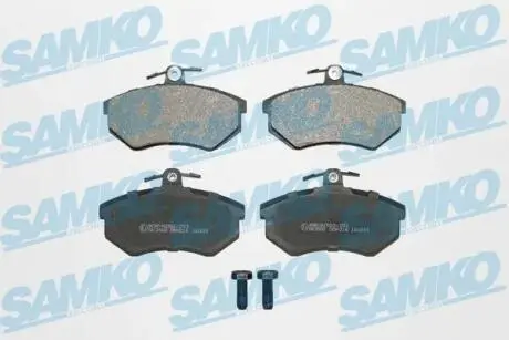 Гальмівні колодки, дискове гальмо (набір) SAMKO 5SP216
