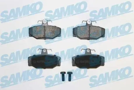 Гальмівні колодки, дискове гальмо (набір) SAMKO 5SP217
