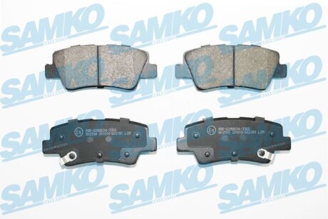 Тормозные колодки (задние) Hyundai Accent 18-/Elantra/Tucson/ix35/Kia Sportage/Soul 15-/Rio 17- SAMKO 5SP2181