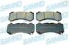 Колодки гальмівні (передні) Jeep Grand Cherokee 10- (Brembo) SAMKO 5SP2215 (фото 1)
