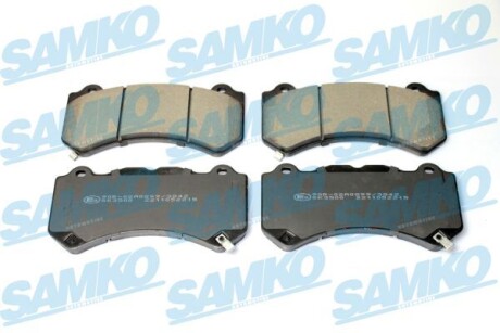 Тормозные колодки (передние) Jeep Grand Cherokee 10- (Brembo) SAMKO 5SP2215