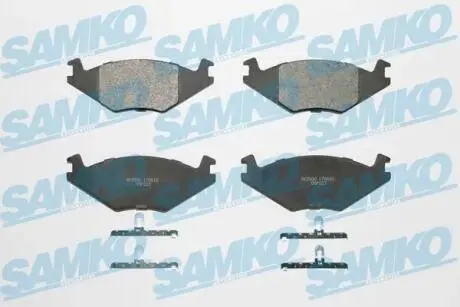 Комплект дисковых тормозных колодок. GOLF, JETTA SAMKO 5SP223