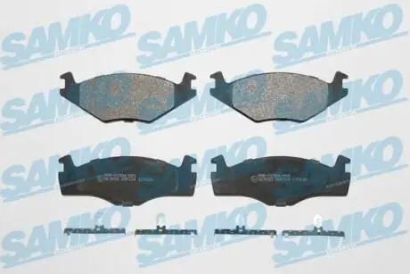 Тормозные колодки, дисковый тормоз.) SAMKO 5SP224