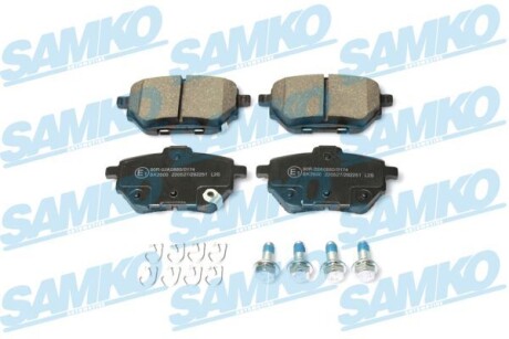 Тормозные колодки (задние) Toyota Corolla 1.5/1.6 VVTi 19- SAMKO 5SP2251