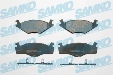 Тормозные колодки, дисковый тормоз.) SAMKO 5SP225