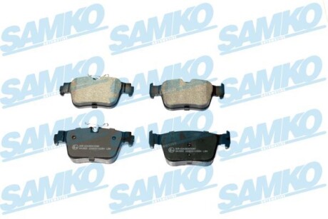 Тормозные колодки (задние) Audi A3/Seat Leon/Skoda Octavia/VW Golf VIII 19-/Caddy 20- SAMKO 5SP2264 (фото 1)