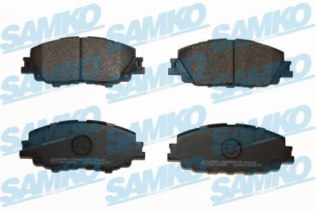 Колодки гальмівні (передні) Toyota Corolla/Yaris 18- (Advics) SAMKO 5SP2271