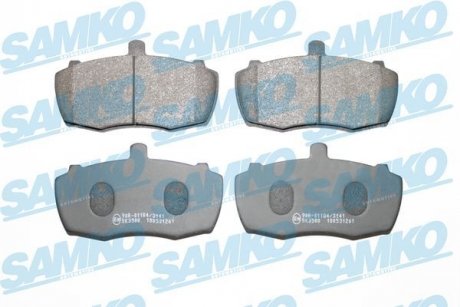 Тормозные колодки, дисковый тормоз.) SAMKO 5SP261