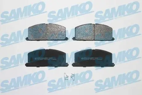 Гальмівні колодки, дискове гальмо (набір) SAMKO 5SP268