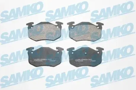 Гальмівні колодки, дискове гальмо (набір) SAMKO 5SP275