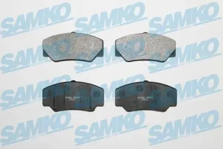 Гальмівні колодки, дискове гальмо (набір) SAMKO 5SP277