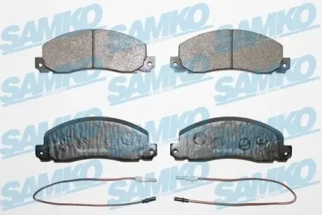 Гальмівні колодки, дискове гальмо (набір) SAMKO 5SP278